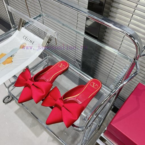 VALENTIN *~24 Spring/Summer Classic Bow Mill Sandals V Home's Eye Shining Classic, Popular izujy06om - Image 6