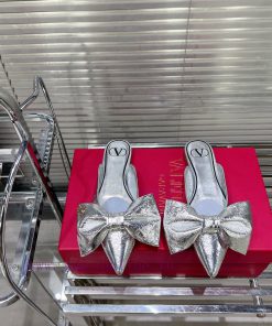 VALENTIN *~24 Spring/Summer Classic Bow Mill Sandals V Home's Eye Shining Classic, Popular iumqbs4og