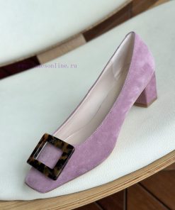 Amber buckle, high-quality produced in Dongguan, suede pink purple,As a must-have shoe brandvq0ce8r4