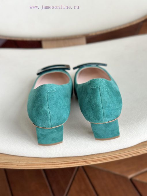 Amber buckle, high-quality produced in Dongguan, suede jade color,As a must-have shoe brand 40oecuy1 - Image 10