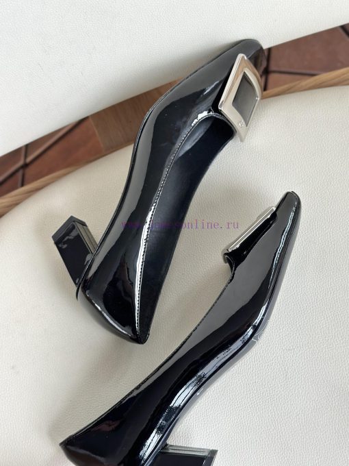 Dongguan produced high-quality, classic square buckle, black cowhide leather,As a must-have qp7ui6u1 - Image 8