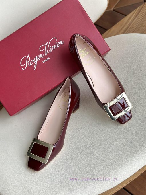 Dongguan produced high-quality, classic square buckle, wine red cowhide leather,As a must-ha8z7jdkb8 - Image 5