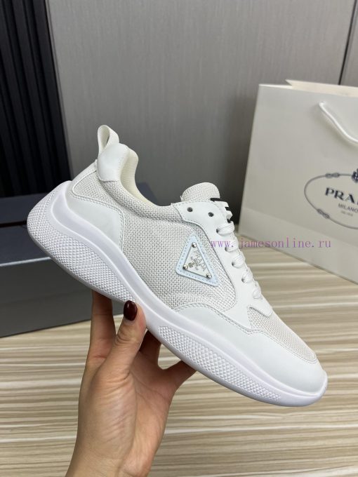 Prada's best-selling men's shoes,Imported cowhide stitched comfortable mesh fabric,Imported xj2442pz - Image 2