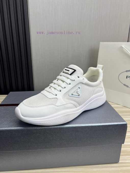 Prada's best-selling men's shoes,Imported cowhide stitched comfortable mesh fabric,Imported xj2442pz - Image 4