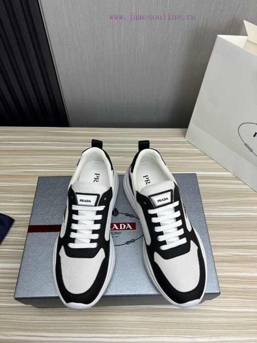 Prada's best-selling men's shoes,Imported cowhide stitched comfortable mesh fabric,Imported zmojnb4o - Image 5