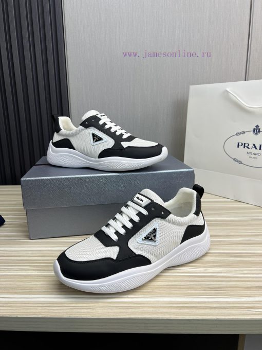 Prada's best-selling men's shoes,Imported cowhide stitched comfortable mesh fabric,Imported zmojnb4o - Image 7