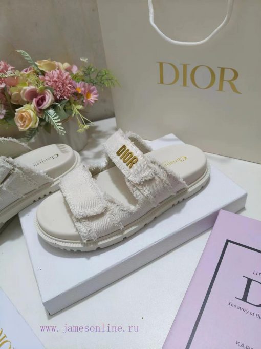 The white cotton canvas fabric Dioract cooler is decorated with tassel trim, stylish and modpgevd220 - Image 3