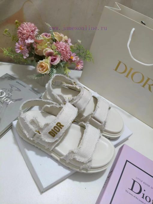 The white cotton canvas fabric Dioract cooler is decorated with tassel trim, stylish and modl7fcoz3s - Image 3