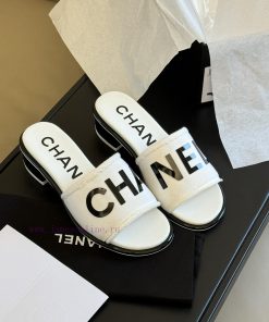 chane…l ss24 new arrival～Chanel 24 Spring/Summer Small Thick Heel Slippers New ProductCotton8a0akoer