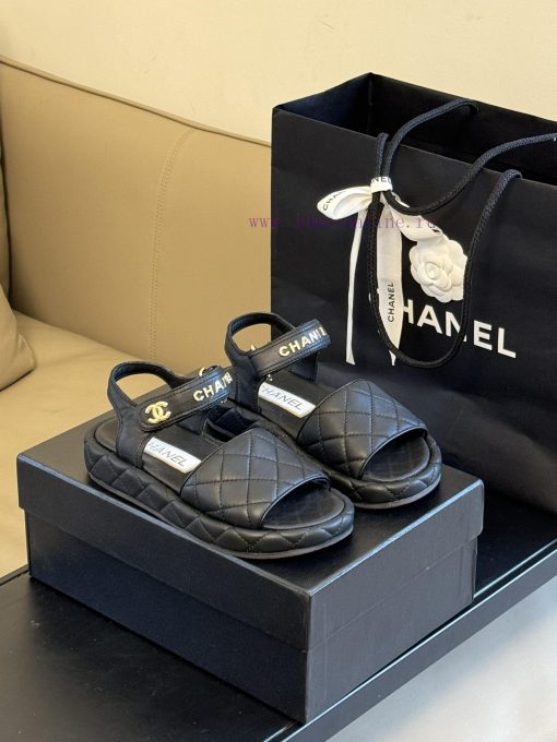 chane…l ss24 new arrival～Chanel 24 Spring/Summer Sandals New ProductSimple and full of Chanera45vw01 - Image 3