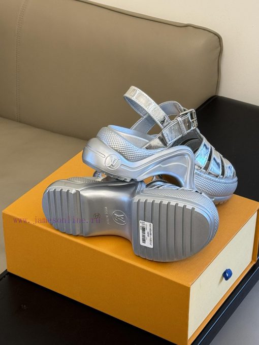 Top qualityL... V Retro Sports Sandals New ProductLacquer leather upper, sheepskin lining, f46qgz5rd - Image 10