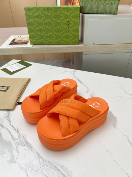 ️Gucci GG Waterproof Platform Thick Bottom Slippers Leg Boosting Artifact Original 11 Restoruzhs5dx9 - Image 4