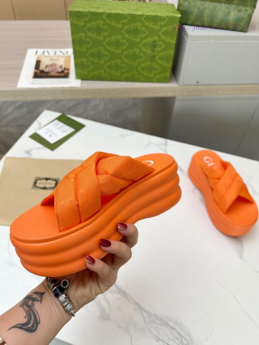 ️Gucci GG Waterproof Platform Thick Bottom Slippers Leg Boosting Artifact Original 11 Restoruzhs5dx9 - Image 5