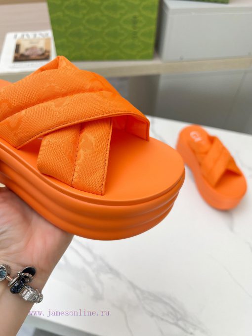 ️Gucci GG Waterproof Platform Thick Bottom Slippers Leg Boosting Artifact Original 11 Restoruzhs5dx9 - Image 6