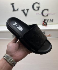 LOUIS VUITTON LV official website's popular men's Velcro slippers are available for sale simptlqbzxh