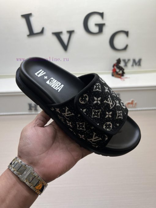 LOUIS VUITTON LV official website's popular men's Velcro slippers are available for sale simkmawn7zc