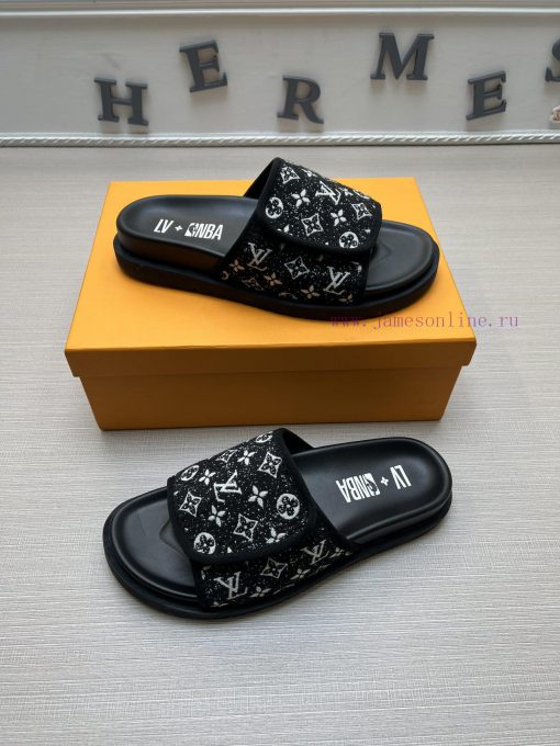 LOUIS VUITTON LV official website's popular men's Velcro slippers are available for sale simkmawn7zc - Image 5