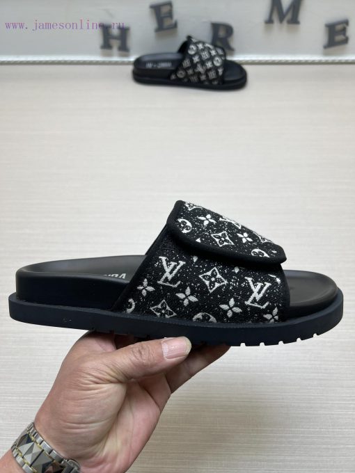 LOUIS VUITTON LV official website's popular men's Velcro slippers are available for sale simkmawn7zc - Image 6