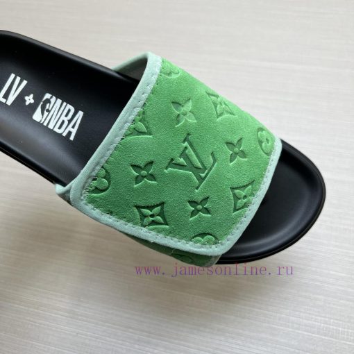 LOUIS VUITTON LV official website's popular men's Velcro slippers are available for sale sim9umaqqcu - Image 7