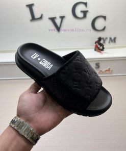 LOUIS VUITTON LV official website's popular men's Velcro slippers are available for sale sim5q7qdg0o