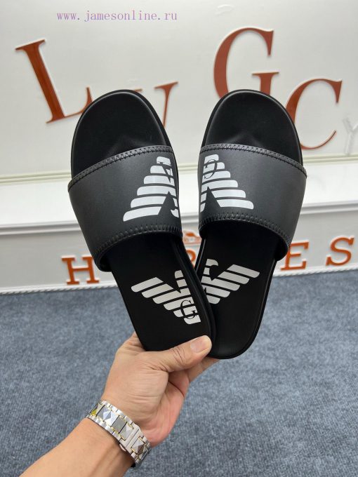 Armani official website synchronized slippers 🩴  The most popular in the market, accepting mq53hwp2d - Image 3