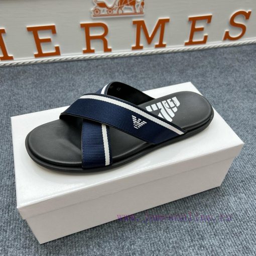 Armani official website synchronized slippers 🩴  The most popular in the market, accepting m1n6xy889 - Image 9