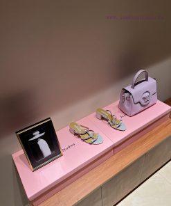 The mostAQUAZURA Big Pineapple Water Diamond Decorative Coarse Heel Sandals2024 Spring/Summewabw06ai