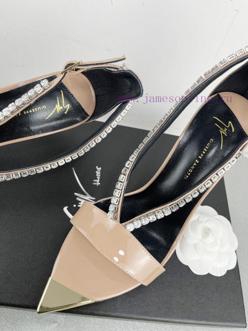 Giuseppe ZanottiSelected black imitation patent leather synthetic fabric with modern light a16tlq2zb - Image 5