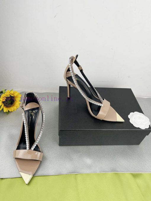 Giuseppe ZanottiSelected black imitation patent leather synthetic fabric with modern light a16tlq2zb - Image 9