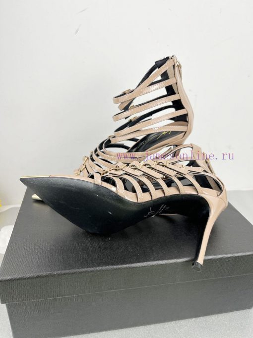 Giuseppe ZanottiSelected black imitation patent leather synthetic fabric with modern light a3cyb66sf - Image 10