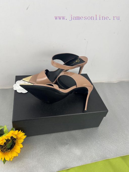 Giuseppe ZanottiSelected black imitation patent leather synthetic fabric with modern light az4d1b30i - Image 10