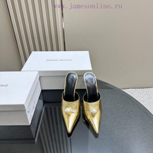 Hot selling ABING WANG high heelsCreate a contemporary perspective of Romanticism, balancingxlabzeps - Image 3