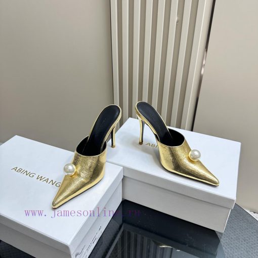 Hot selling ABING WANG high heelsCreate a contemporary perspective of Romanticism, balancingxlabzeps - Image 4
