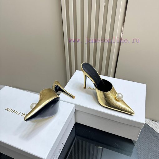 Hot selling ABING WANG high heelsCreate a contemporary perspective of Romanticism, balancingxlabzeps - Image 5