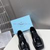 Men's 10PRADA Spring Couple Leather Shoes New Release ️Black open edge pearl cowhide and cowq4dtkja3