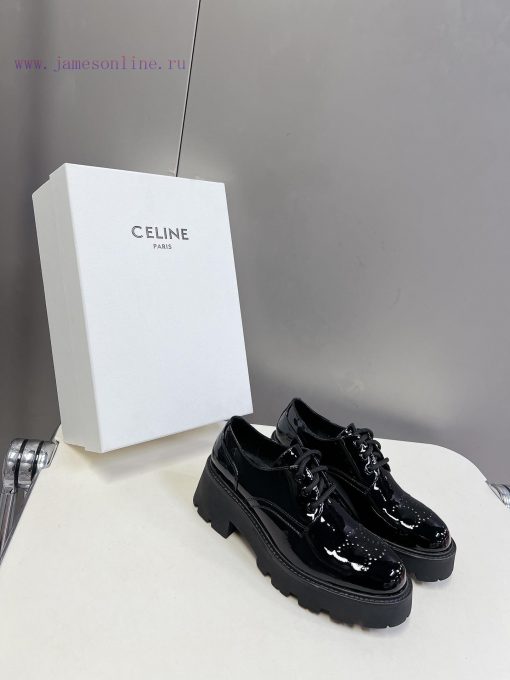 2024 CELINE Silin Lisa Same Style Le Fu Shoes Invincible slimming and height increasing Le F0bjyswp8 - Image 3