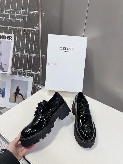 2024 CELINE Silin Lisa Same Style Le Fu Shoes Invincible slimming and height increasing Le F0bjyswp8 - Image 5