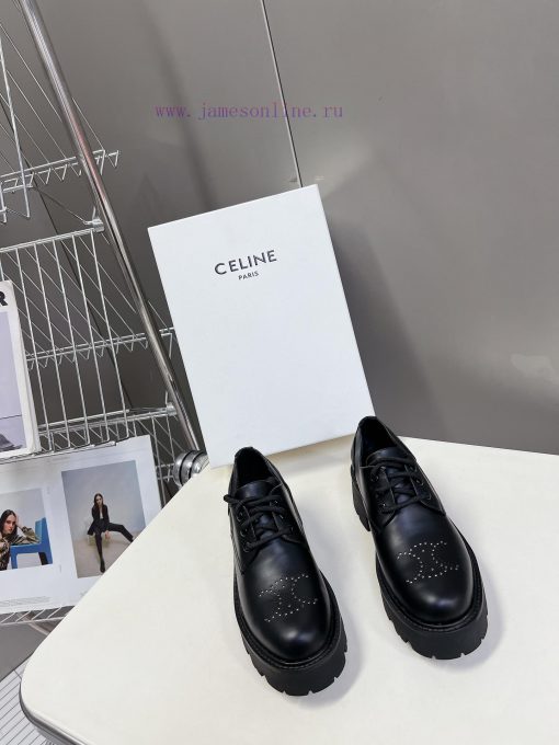 2024 CELINE Silin Lisa Same Style Le Fu Shoes Invincible slimming and height increasing Le Fi1tdygug - Image 2