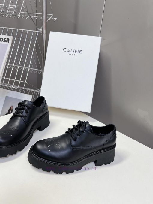 2024 CELINE Silin Lisa Same Style Le Fu Shoes Invincible slimming and height increasing Le Fi1tdygug - Image 4