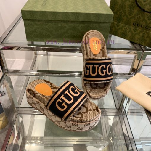 Gucci 2024SS Latest Limited Edition Thick Bottom Slippers ️️ Top Quality Available for Purche97emf7e - Image 7