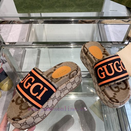 Gucci 2024SS Latest Limited Edition Thick Bottom Slippers ️️ Top Quality Available for Purchue5gthp1 - Image 4