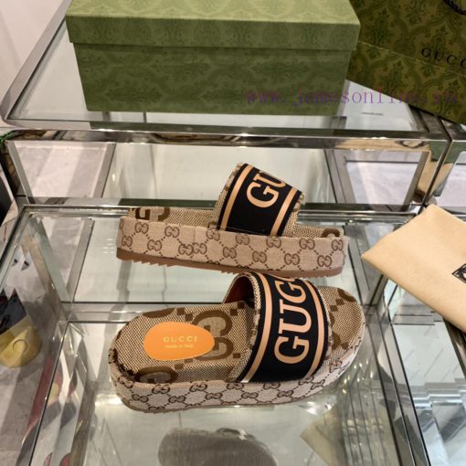 Gucci 2024SS Latest Limited Edition Thick Bottom Slippers ️️ Top Quality Available for Purche97emf7e - Image 8