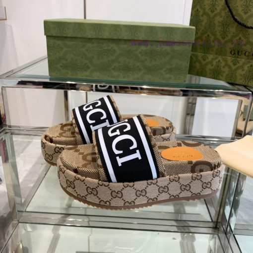 Gucci 2024SS Latest Limited Edition Thick Bottom Slippers ️️ Top Quality Available for Purchdudzut0c - Image 3