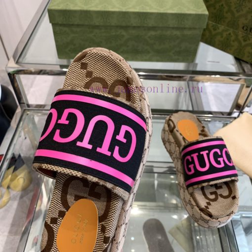 Gucci 2024SS Latest Limited Edition Thick Bottom Slippers ️️ Top Quality Available for Purchtyf2s7z3 - Image 6