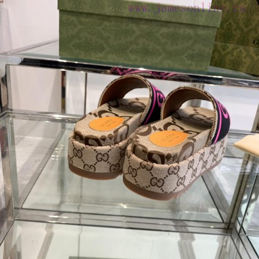 Gucci 2024SS Latest Limited Edition Thick Bottom Slippers ️️ Top Quality Available for Purchtyf2s7z3 - Image 9