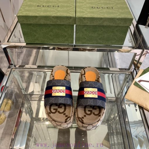 Gucci 2024SS Latest Limited Edition Thick Bottom Slippers ️️ Top Quality Available for Purchoeb8vvgk - Image 2