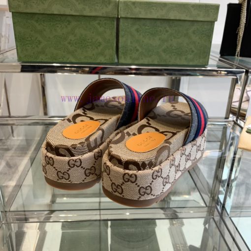 Gucci 2024SS Latest Limited Edition Thick Bottom Slippers ️️ Top Quality Available for Purchoeb8vvgk - Image 7