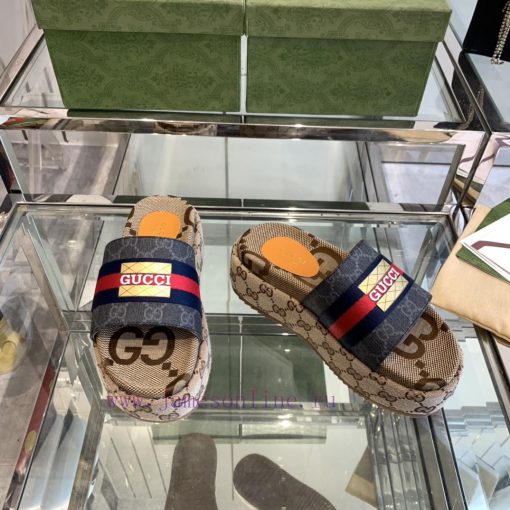 Gucci 2024SS Latest Limited Edition Thick Bottom Slippers ️️ Top Quality Available for Purchoeb8vvgk - Image 9