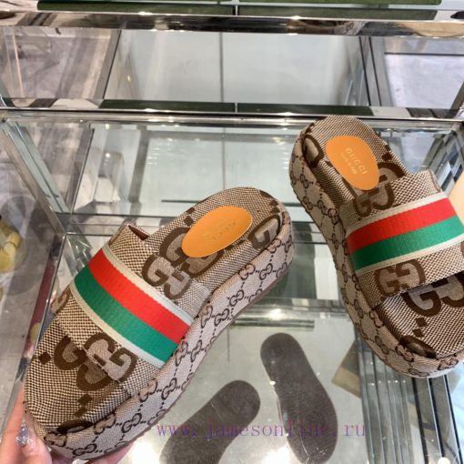 Gucci 2024SS Latest Limited Edition Thick Bottom Slippers ️️ Top Quality Available for Purchhimhgclp - Image 4