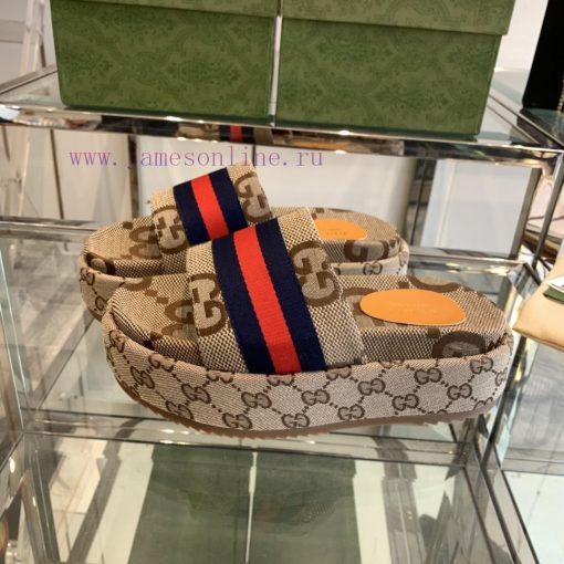Gucci 2024SS Latest Limited Edition Thick Bottom Slippers ️️ Top Quality Available for Purchevefnnh4 - Image 3
